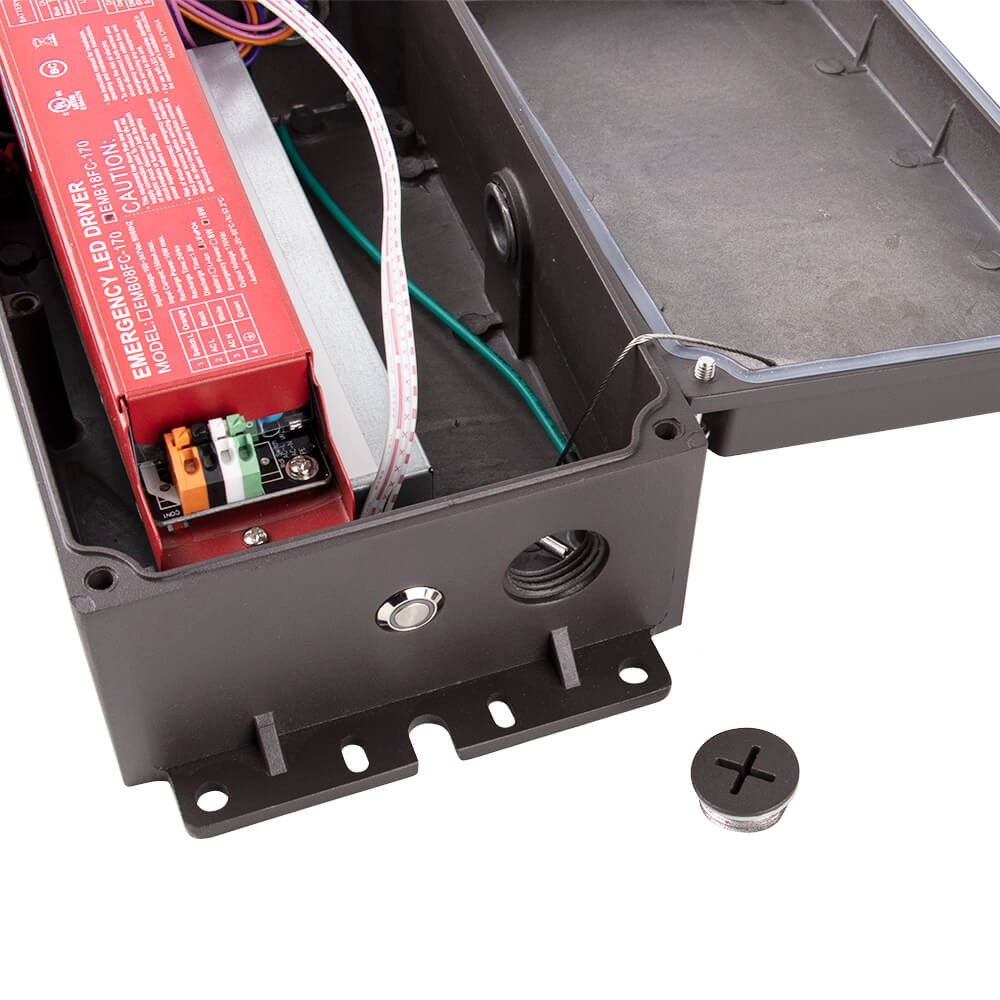Outdoor LED Emergency Backup Driver - Constant Power - 18W - 100-347Vac Input - 170Vdc Output