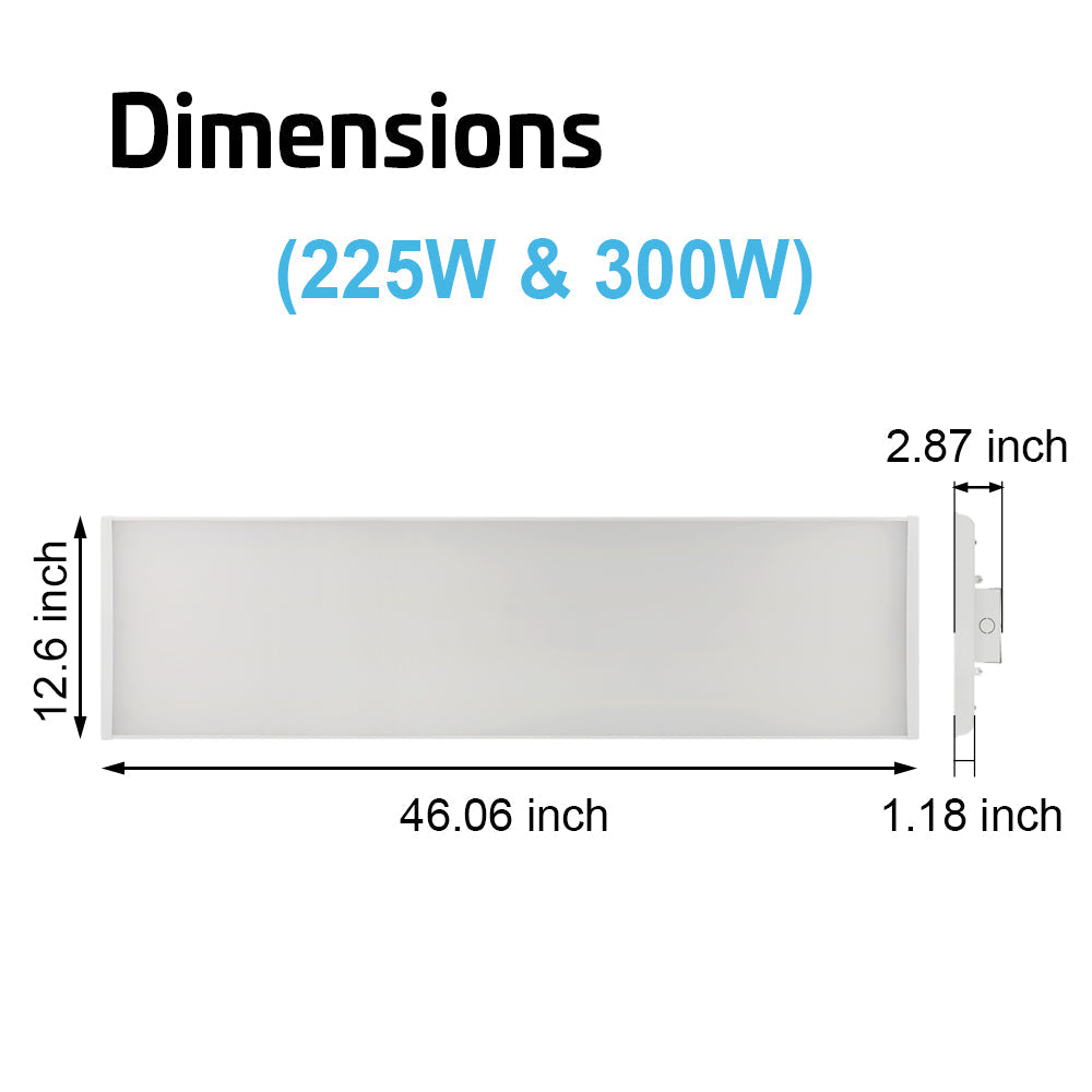 225W LED Linear Highbay Dimensions