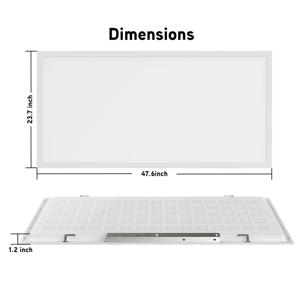 2x4 LED Panel light dimensions