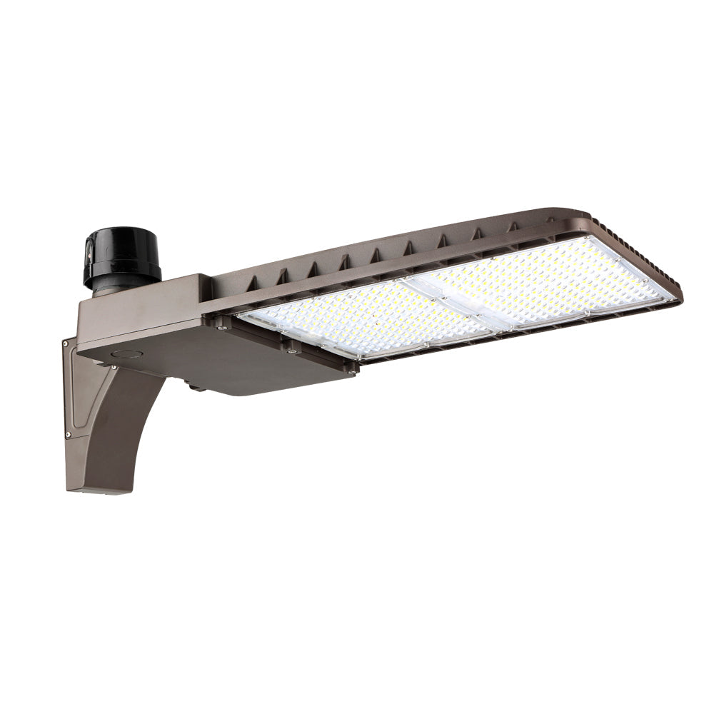 4000k 300W LED parking lot round and square pole mount light