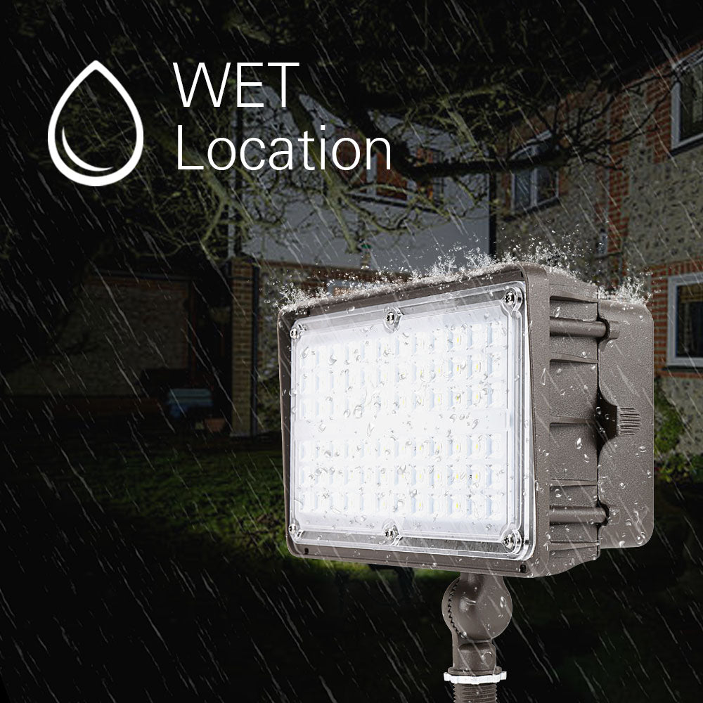 Konlite LED Outdoor Flood Light photometrics