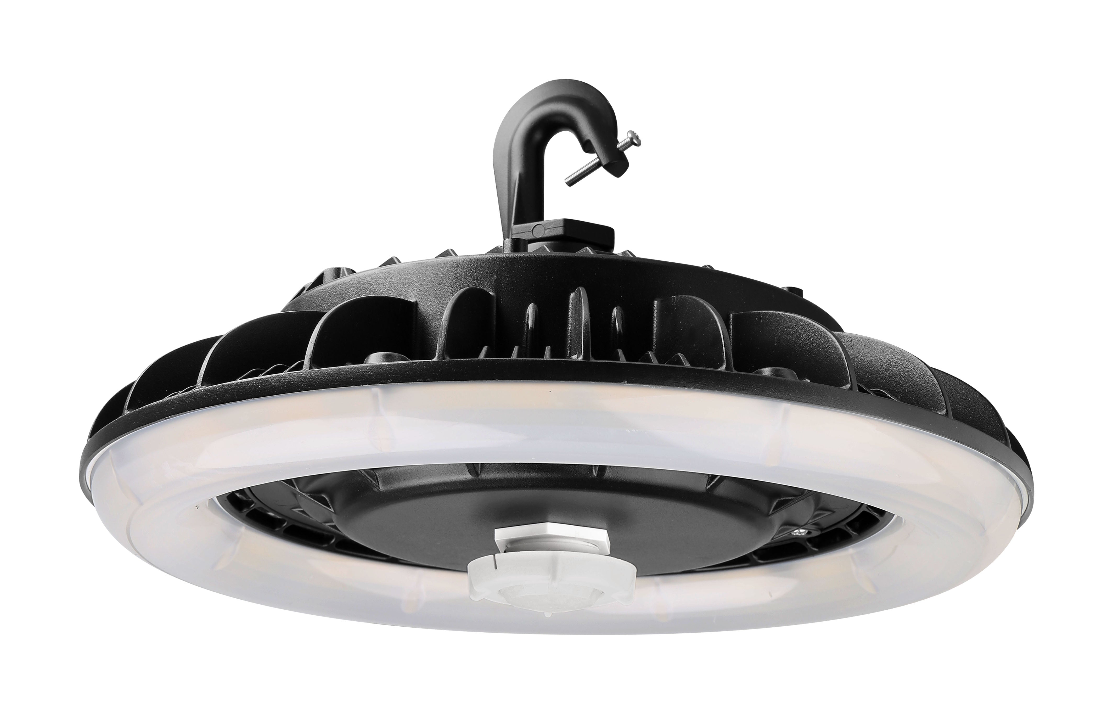 Konlite Round UFO Highbay -180W - 24500 Lumens - 5000K Daylight White - Frost Diffuser - 600W Equal -120-277V